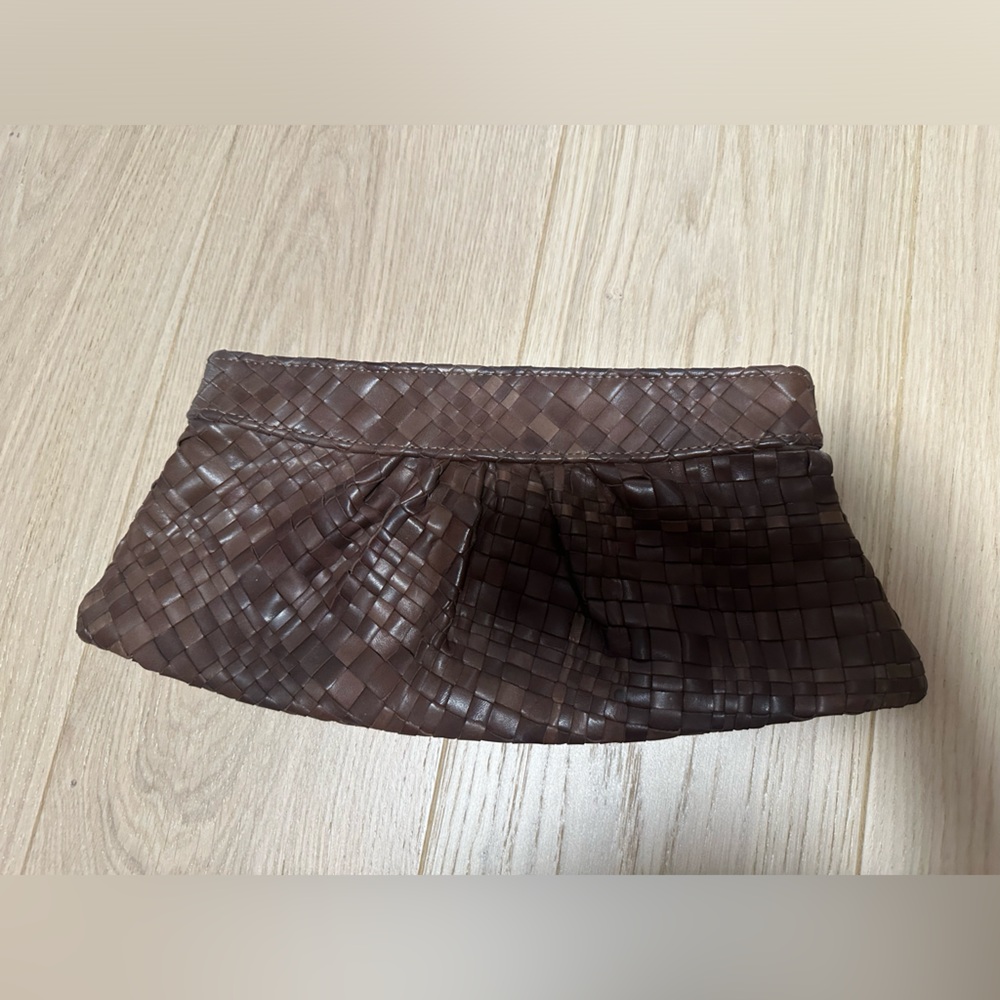 Lauren Merkin Woven Clutch